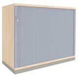 Artikelbild 1 für fm Sidney Rollladenschrank akazie 1 Fachboden 100,0 x 44,2 x 78,1 cm, Artikelnummer 160552