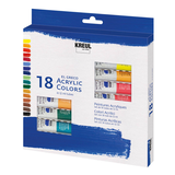 Artikelbild 1 für 18 KREUL eL Greco Acrylfarben farbsortiert, Artikelnummer 114957
