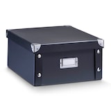 Artikelbild 1 für Zeller Aufbewahrungsbox 9,6 l schwarz 26,0 x 31,0 x 14,0 cm, Artikelnummer 348324