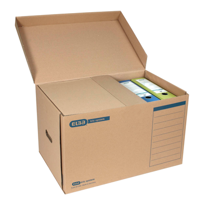 Artikelbild 6 für 10 ELBA Archivcontainer tric system braun 54,5 x 36,0 x 32,0 cm, Artikelnummer 144329