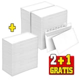 Artikelbild 1 für 2 + 1 GRATIS: office discount Briefumschläge DIN lang ohne Fenster weiß haftklebend 2x 500 St. + GRATIS 1x 500 St., Artikelnummer 318175