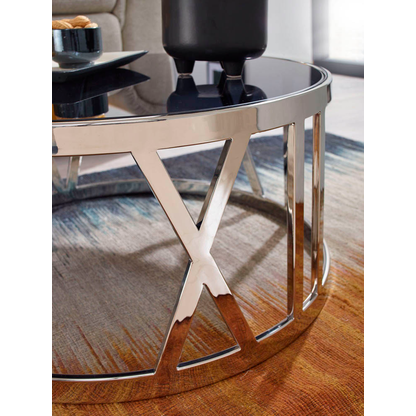 Artikelbild 4 für WOHNLING Couchtisch Glas silber 60,0 x 60,0 x 30,0 cm, Artikelnummer 166359