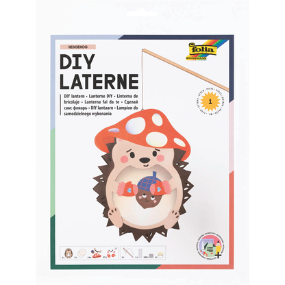 Artikelbild für folia Bastelset HEDGEHOG braun, Artikelnummer 692877