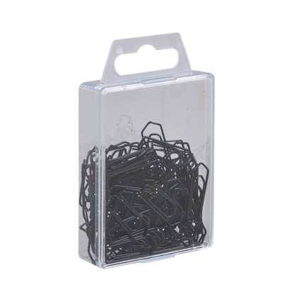 Artikelbild 2 für Gowi Büroklammern schwarz lackiert, 100 St., Artikelnummer 790857