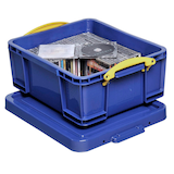 Artikelbild 1 für Really Useful Box Aufbewahrungsbox 18,0 l blau 48,0 x 39,0 x 20,0 cm, Artikelnummer 638809