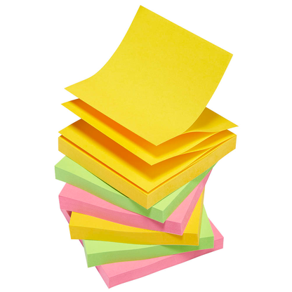 Artikelbild 6 für Post-it® Super Sticky Z-Notes Carnival Haftnotizen extrastark R3306SR farbsortiert, 6 Blöcke, Artikelnummer 200860