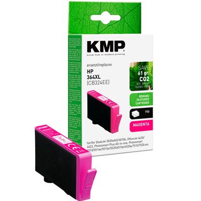 Artikelbild 10 für KMP magenta Druckerpatrone kompatibel zu HP 364XL (CB324EE), Artikelnummer 575096