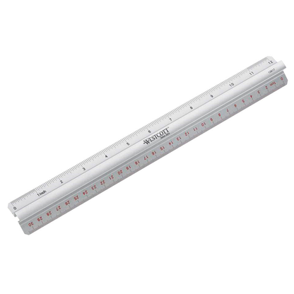Artikelbild 6 für WESTCOTT Lineal 30,0 cm, silber, Artikelnummer 294429