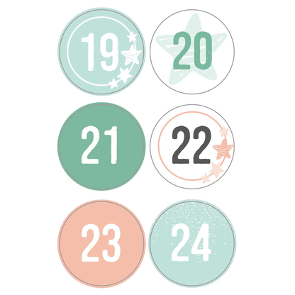 Artikelbild 17 für folia Adventskalender NATURE mehrfarbig, Artikelnummer 607395