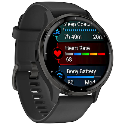 Artikelbild 4 für GARMIN Venu 3 Smartwatch schwarz, schiefergrau, Artikelnummer 161499