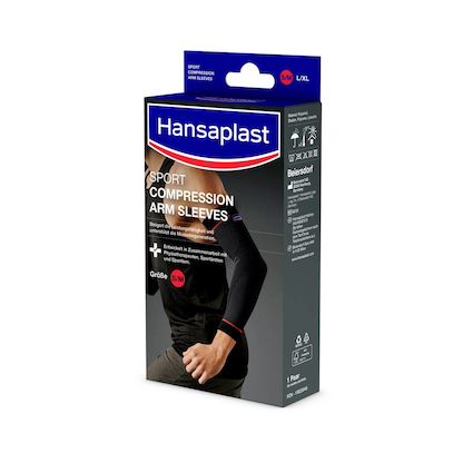Artikelbild 15 für Hansaplast SPORT COMPRESSION 48724, Gr. S/M schwarz, 1 Paar, Artikelnummer 576599