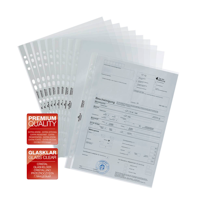 Artikelbild 3 für 100 DURABLE Prospekthüllen DIN A4 glasklar glatt 0,08 mm, Artikelnummer 363549