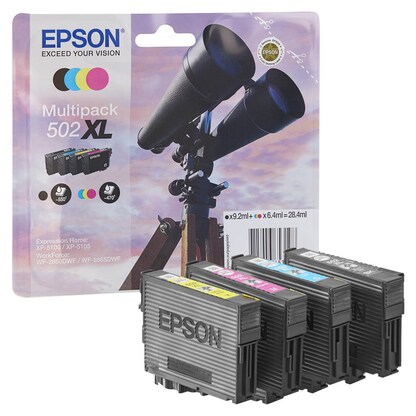 Artikelbild 20 für EPSON 502XL/T02W64 schwarz, cyan, magenta, gelb Druckerpatronen, 4er-Set, Artikelnummer 511795