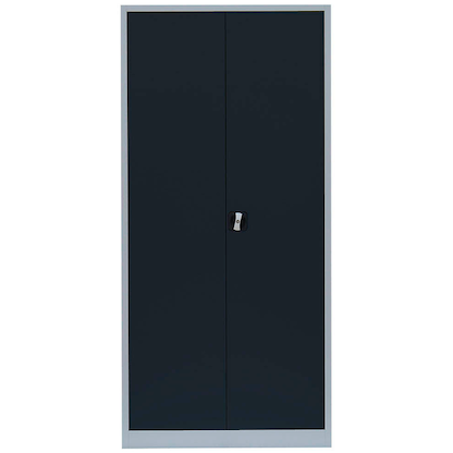 Artikelbild 2 für LÜLLMANN Metallschrank 530358 anthrazit, lichtgrau 92,5 x 50,0 x 195,0 cm, aufgebaut, Artikelnummer 182786