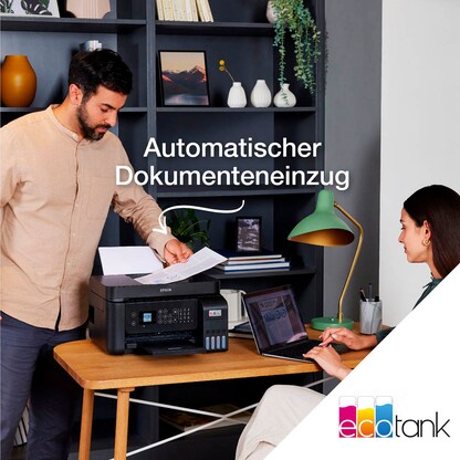 Artikelbild 7 für AKTION: EPSON EcoTank ET-4800 4 in 1 Tintenstrahl-Multifunktionsdrucker schwarz mit 50 Euro CashBack, Artikelnummer 628323