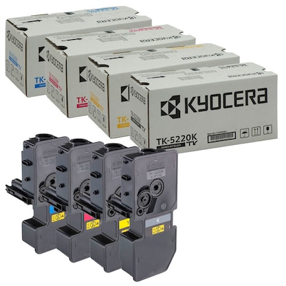 Artikelbild 24 für KYOCERA TK-5220K/C/M/Y schwarz, cyan, magenta, gelb Toner, 4er-Set, Artikelnummer 326458