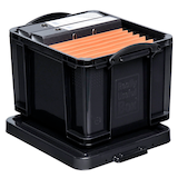 Artikelbild 1 für Really Useful Box Aufbewahrungsbox 35,0 l schwarz 48,0 x 39,0 x 31,0 cm, Artikelnummer 639245