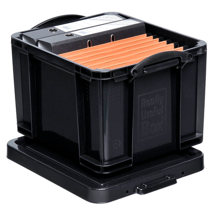 Artikelbild für Really Useful Box Aufbewahrungsbox 35,0 l schwarz 48,0 x 39,0 x 31,0 cm, Artikelnummer 639245