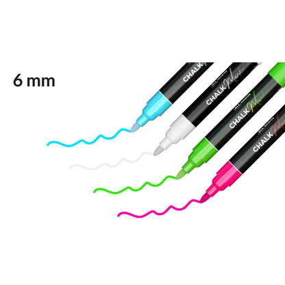 Artikelbild 2 für ALLboards Kreidemarker-Set farbsortiert 6,0 mm, 4 St., Artikelnummer 503381