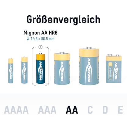 Artikelbild 7 für 4 ANSMANN Batterien X-POWER Mignon AA 1,5 V, Artikelnummer 584870