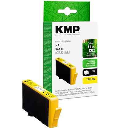 Artikelbild 11 für KMP gelb Druckerpatrone kompatibel zu HP 364XL (CB325EE), Artikelnummer 575109