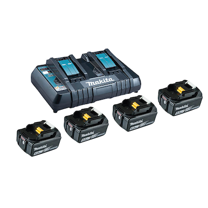 Artikelbild 4 für makita Werkzeugakkus mit Schnellladegerät Power Source Kit Lithium-Ionen 4x 5,0 Ah, Artikelnummer 141293