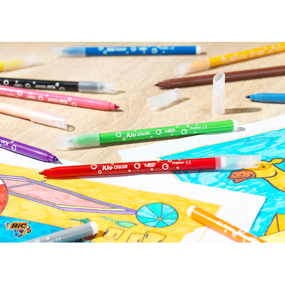Artikelbild 3 für BIC Kids Kid Couleur Filzstifte farbsortiert, 24 St., Artikelnummer 918925