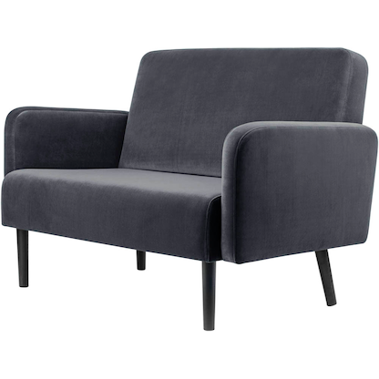 Artikelbild 2 für meet powered by PAPERFLOW 2-Sitzer Sofa LISBOA anthrazit schwarz Stoff, 1 St., Artikelnummer 851152
