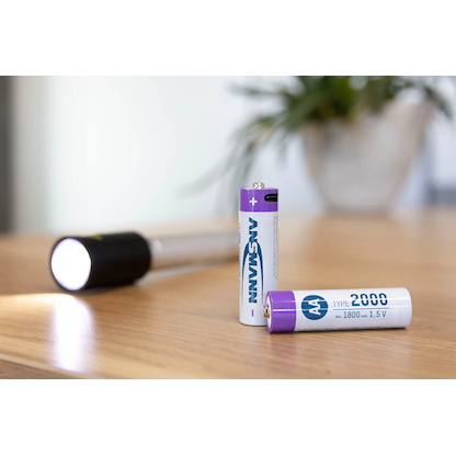 Artikelbild 19 für 4 ANSMANN USB-Akkus mit Ladekabel 2000 Mignon AA 1.800 mAh, Artikelnummer 173926