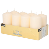 Artikelbild 1 für 8 STARPAK Stumpenkerzen creme, Artikelnummer 514099