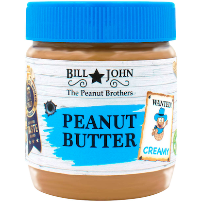 Artikelbild 8 für BILL & JOHN CREAMY Erdnussbutter, 350,0 g, Artikelnummer 300394