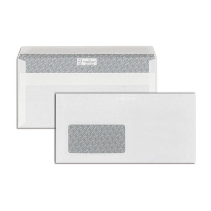 Artikelbild 5 für ÖKI Briefumschläge DIN lang mit Fenster weiß selbstklebend 1.000 St., Artikelnummer 505891