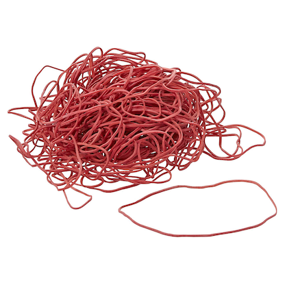 Artikelbild für office discount Gummiringe rot, Ø 10,0 cm, 1000,0 g, Artikelnummer 621276