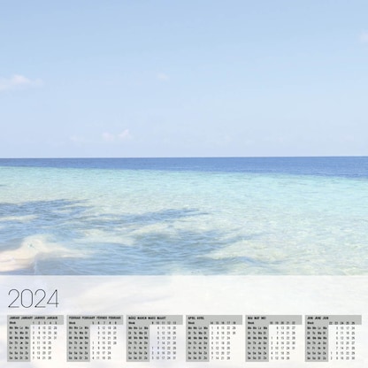 Artikelbild 4 für SIGEL Schreibtischunterlage Beach blau Papier 59,5 x 41,0 cm, 30 Blatt, Artikelnummer 220234