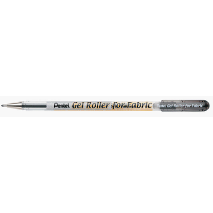 Artikelbild 2 für Pentel for Fabric BN15-AO Gelschreiber transparent 0,5 mm, Schreibfarbe: schwarz, 1 St., Artikelnummer 861577
