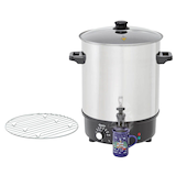 Artikelbild 1 für Bartscher Einkochautomat Glühweintopf CNS silber 30,0 l 2000 W, Artikelnummer 425688