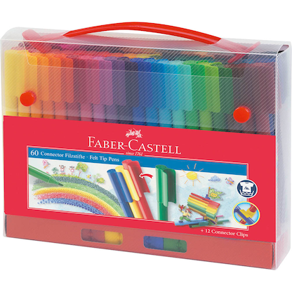 Artikelbild 3 für FABER-CASTELL Connector Filzstifte farbsortiert, 1 St., Artikelnummer 749422