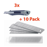 Artikelbild 1 für MAUL Cuttermesser Profi grau 18 mm, 1 Set, Artikelnummer 398743