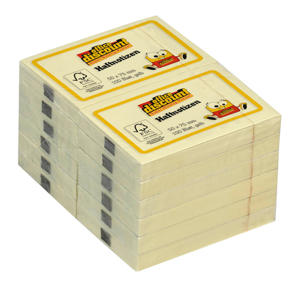 Artikelbild 6 für office discount Haftnotizen gelb, 12 Blöcke, Artikelnummer 238004