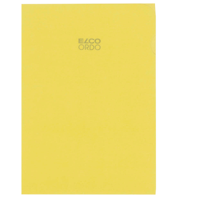 Artikelbild 3 für 10 ELCO Sichthüllen Ordo transparent DIN A4 gelb glatt 80 g/qm, Artikelnummer 116277