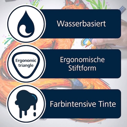 Artikelbild 6 für Schneider Paint-It 040 27 Teile Brush-Pens farbsortiert, 1 Set, Artikelnummer 883704