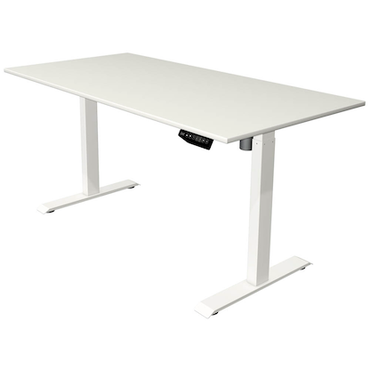 Artikelbild 7 für Kerkmann Move 1 elektrisch höhenverstellbarer Schreibtisch weiß rechteckig, T-Fuß-Gestell weiß 160,0 x 80,0 cm, Artikelnummer 852424