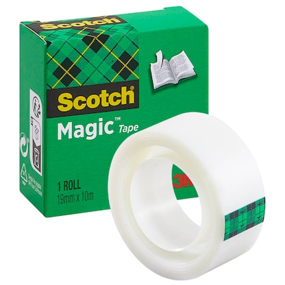Artikelbild für Scotch Magic™ Tape Klebefilm matt 19,0 mm x 10,0 m 1 Rolle, Artikelnummer 126441