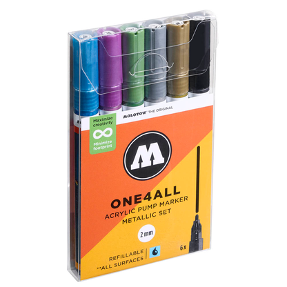 Artikelbild 6 für MOLOTOW One4All Acrylstifte farbsortiert 2,0 mm, 6 St., Artikelnummer 514206