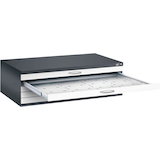 Artikelbild 1 für CP 7200 Planschrank schwarzgrau, verkehrsweiß 5 Schubladen 135,0 x 96,0 x 42,0 cm, Artikelnummer 683040