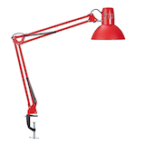 Artikelbild 1 für MAUL MAULstudy Schreibtischlampe rot mit Tischklemme, Artikelnummer 478414