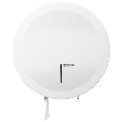 Artikelbild 3 für KATRIN Toilettenpapierspender L 997016 weiß Gebürsteter Stahl, Artikelnummer 865297