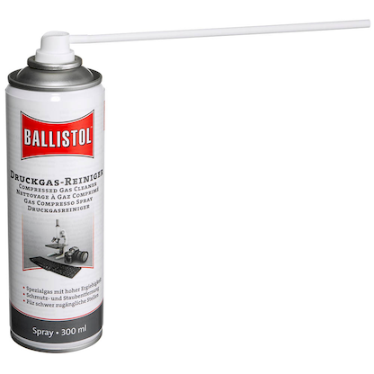 Artikelbild 6 für BALLISTOL Druckgasreiniger STAUBFREI Druckluftreiniger 300,0 ml, Artikelnummer 841137