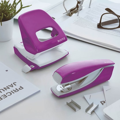 Artikelbild 10 für AKTION: LEITZ Heftgerät NeXXt 5502 WOW violett mit Prämie nach Registrierung, Artikelnummer 154043