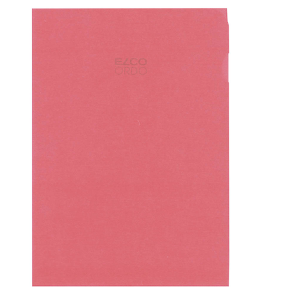 Artikelbild 3 für 10 ELCO Sichthüllen Ordo transparent DIN A4 rot glatt 80 g/qm, Artikelnummer 116285